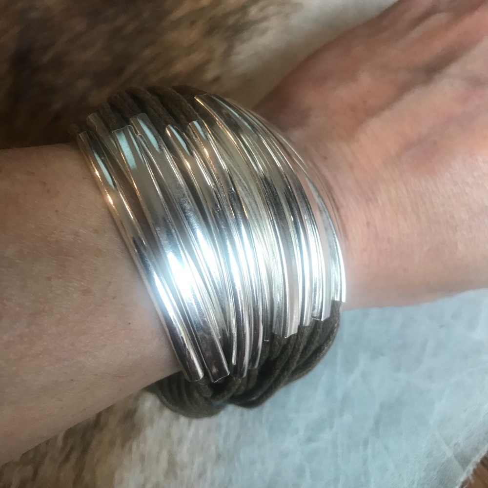Multi Strand Metal Bracelet